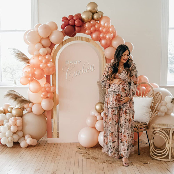 Baby shower hot sale balloon display